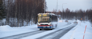 Inställda bussar på grund av halka