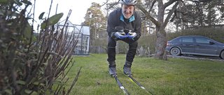 Vasaloppsdebutant försöker hålla humöret uppe