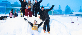 Snökaoset hindrade inte studenterna