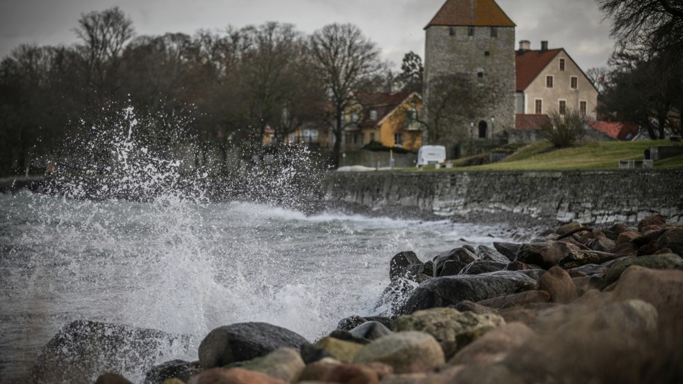 Det blåste rejält på Gotland under söndagskvällen och natten till måndag.