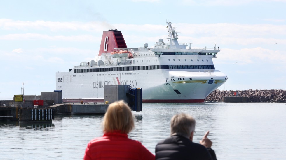Turerna med M/S Visby har ställts in. 