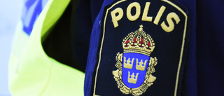 Skoterförare fast i poliskontroll