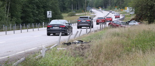 En till sjukhus efter trafikolycka