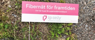 Fiberinstallationen fastnade på vägen