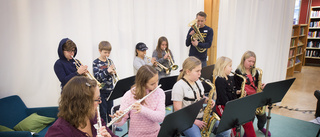 Babblarna bjöd på konsert på biblioteket