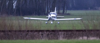 Flygelev kraschade vid landning