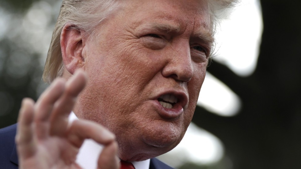 President Donald Trump får ännu en varning av Twitter. Arkivbild.