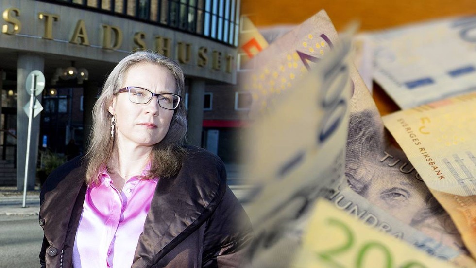 Kommundirektör Anna Lindh Wikblad har stora summor att jaga. Till 2023 ska effektiviseringar motsvarande 143 miljoner kronor ha gjorts.