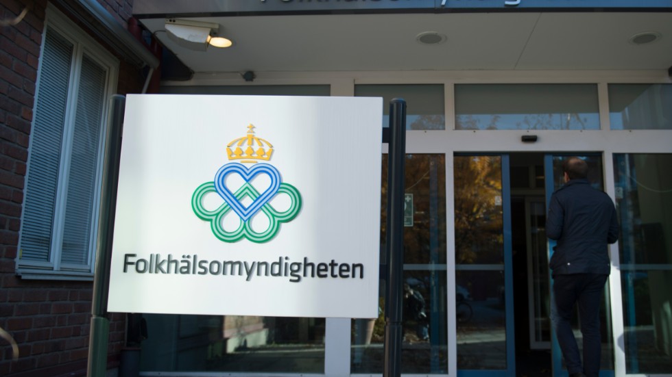 Folkhälsomyndigheten i Stockholm. Arkivbild.