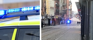 En person knivskuren i centrala Norrköping