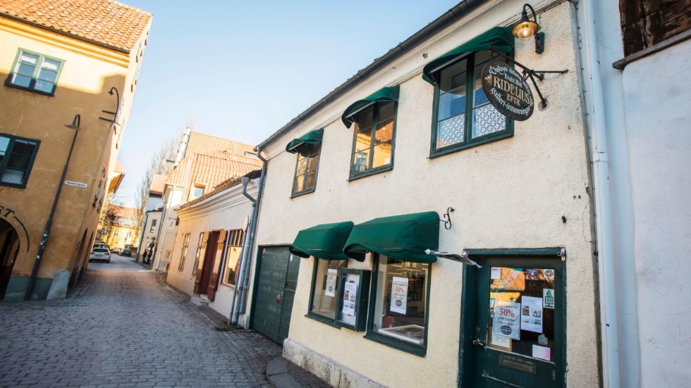 Gamla Ridelius ligger på S:t Hansgatan och blev en av förra årets dyraste fastigheter på Gotland.
