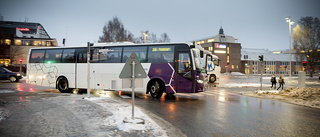 Trots morgonens halka – liten påverkan på busstrafiken