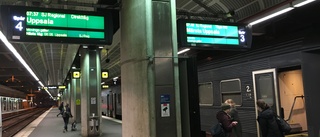 Signalfel gav förseningar i tågtrafiken