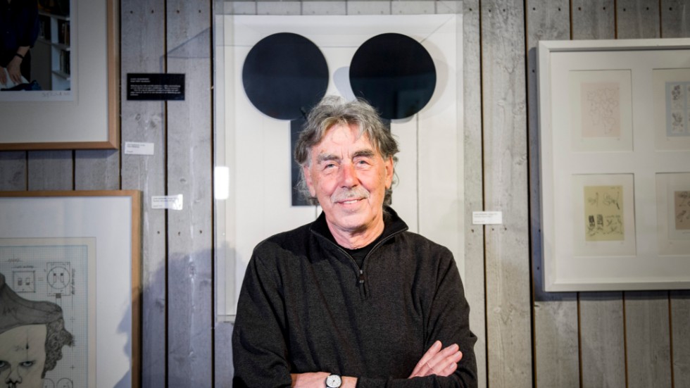 Lasse Åberg använder ofta Disneys Musse Pigg i sin konst. 