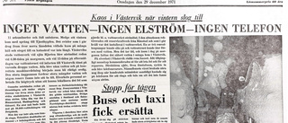 1971: Krisläge efter massivt snöfall – vattnet tog slut