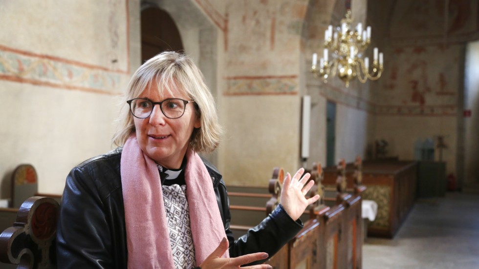 Norra Gotlands pastorats kyrkoherde Martina Åkeson Wollbo berättar om nya kreativa idéer.