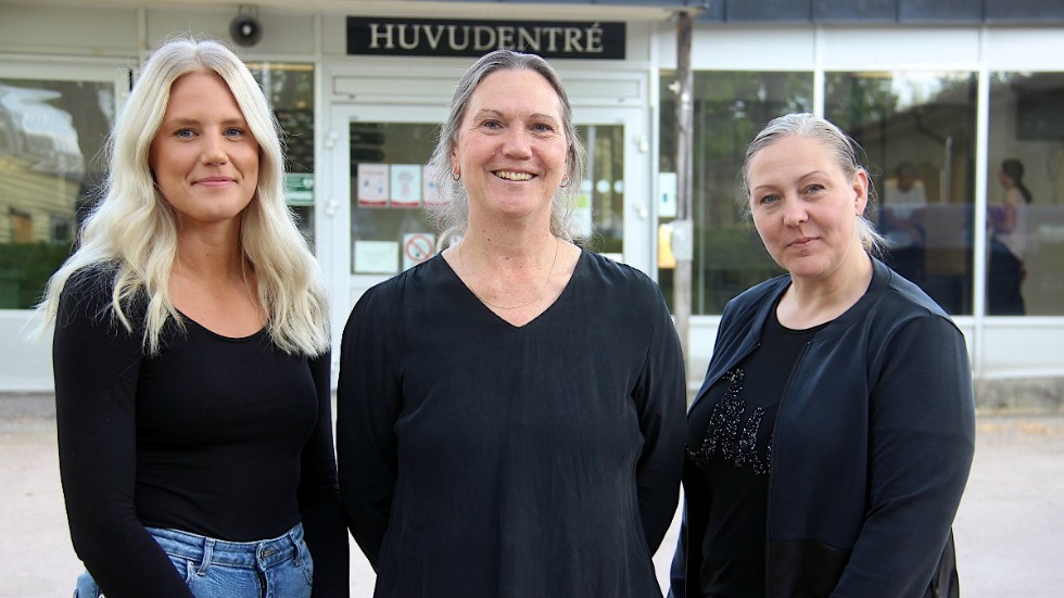 Studie- och yrkesvägledarna Isabelle Eriksson, Susanne Friberg och Jessica Andersson oroar sig för att många elever inte har fått tillräcklig vägledning under vårterminen.