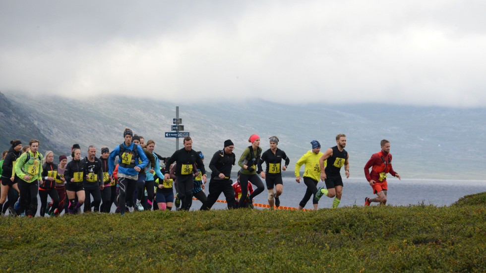 Arctic Circle Race har arrangerats i Arjeplogsfjällen sedan 2017. De första åren var det masstart, men nu kör man individuella starter. (Arkivbild)