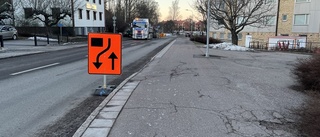 Trafikproblem efter vattenläcka: "Leder till viss förvirring här"