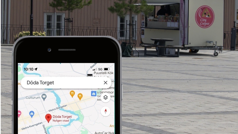 Det var under söndagen som information om den pinnade platsen "Döda torget" kom in till SN. Under tisdagseftermiddagen var platsen borttagen från Google maps. 