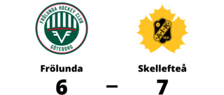 Skellefteå tog ny seger mot Frölunda