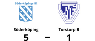 5-1-seger för Söderköping – besegrade Torstorp B