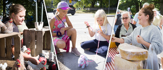 Folkfest för alla åldrar när Slite marknad drog igång