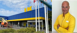 Klassiska Ikea-bokstäverna på taket plockades ner