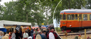 Järnvägen vaknar till liv igen för marknad i Hultsfred