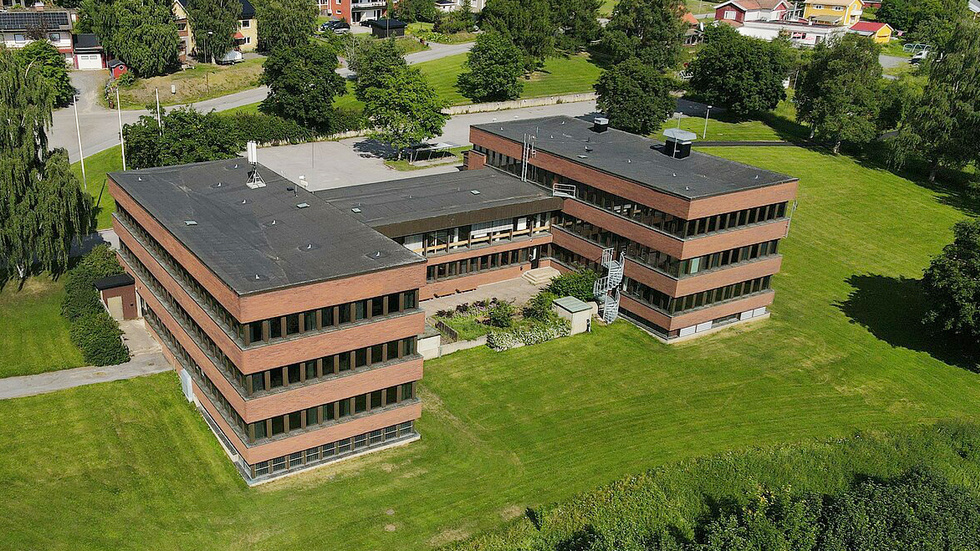 Den gamla kontorsbyggnaden i Ersmark.
