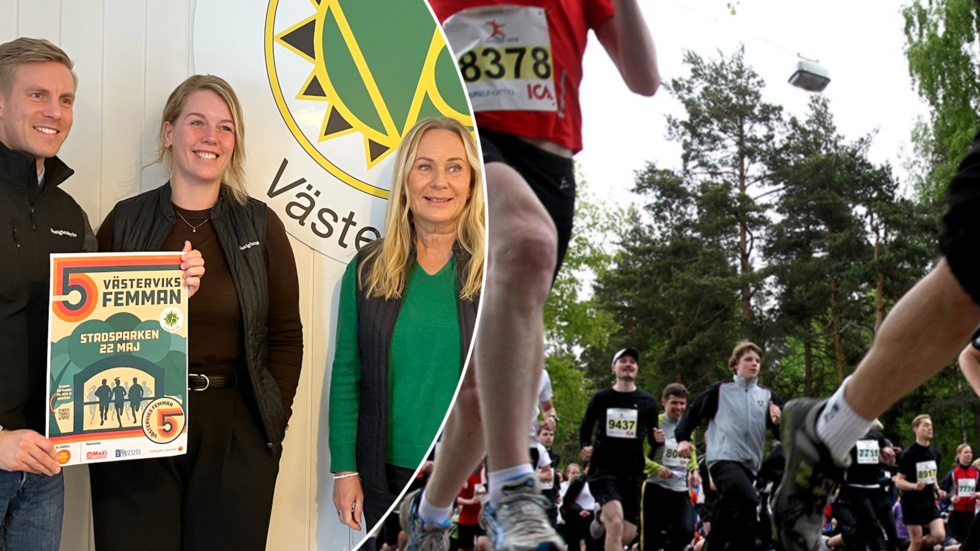 Nya motionsloppet Västerviksfemman startar i maj. Fastighetsbyrån är ett av företagen som redan anmält sig till lagklassen. "Det stärker både sammanhållning och nätverkandet", säger de.