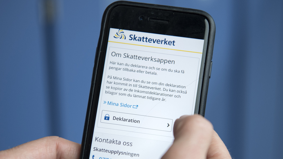 Skatteverket varnar för bedragare när deklarationsperioden nu drar igång. Arkivbild.