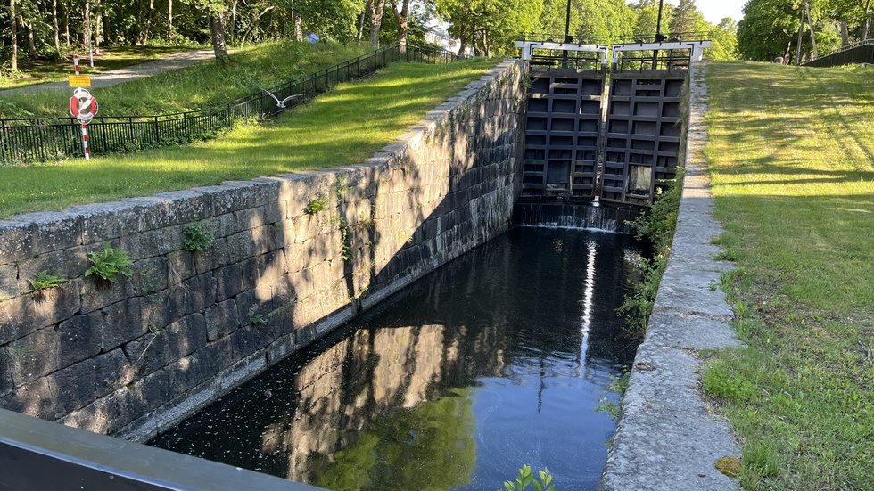 Slussen i Torshälla. 