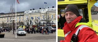 Stadens hjältar visade upp sig på torget i Motala