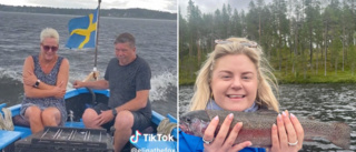 Elinas olustiga regnupplevelse blev viral video på Tiktok