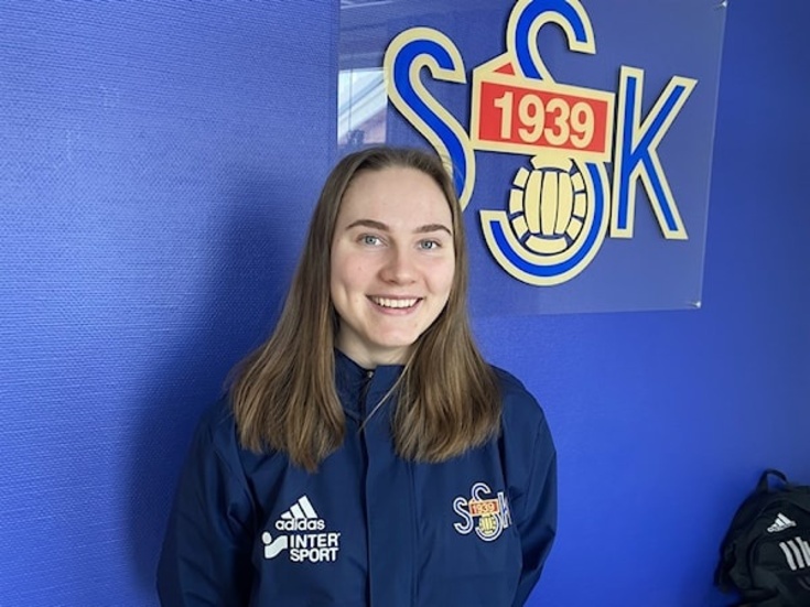 Josefina Långström höll nollan i sex matcher för Riga SFK i Champions League kval.