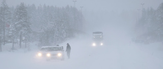 SMHI: Orange varning för snöoväder