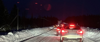 Köbildning mot fjällen efter olycka 