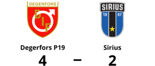 Sirius besegrade efter 16 matcher utan förlust