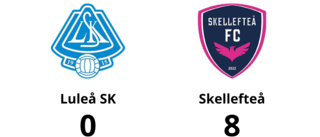 Storförlust för Luleå SK - 0-8 mot Skellefteå