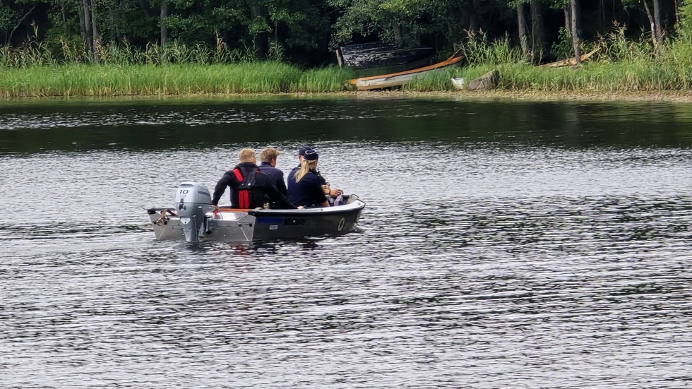 Letandet efter Söderköpingskvinnan pågick under onsdagen.