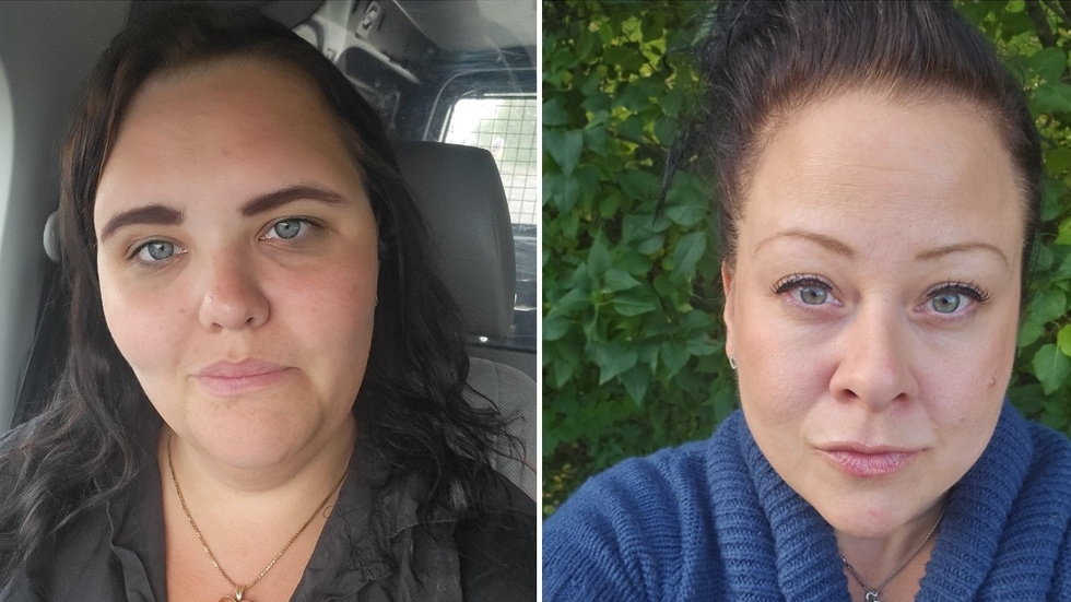 Veronica Hellström och Emelie Vigren har båda träffat mannen från Uppsala som nu har dömts till fängelse. 