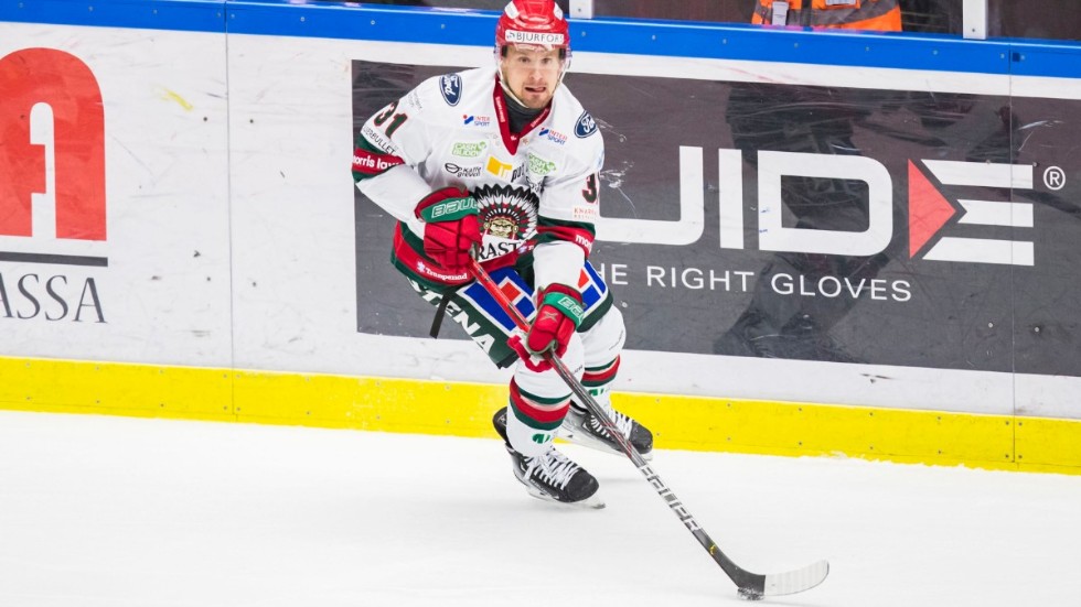 Frölundas Nicklas Lasu satte det sista målet mot Berlin. Arkivbild.