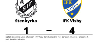 Seger för IFK Visby på bortaplan mot Stenkyrka