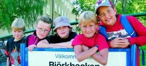 Inflyttning i Björkbacken