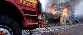 Hus brann ned - som planerat