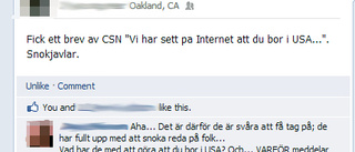 CSN jagar 15 000 på sociala nätverk