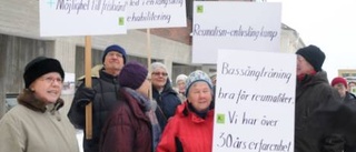 Demonstranter intog Haparanda stadshus