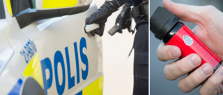 Man gick till attack – polisen svarade med pepparsprej