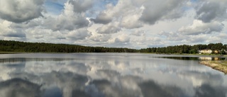 Spegelblankt på Talvatissjön  